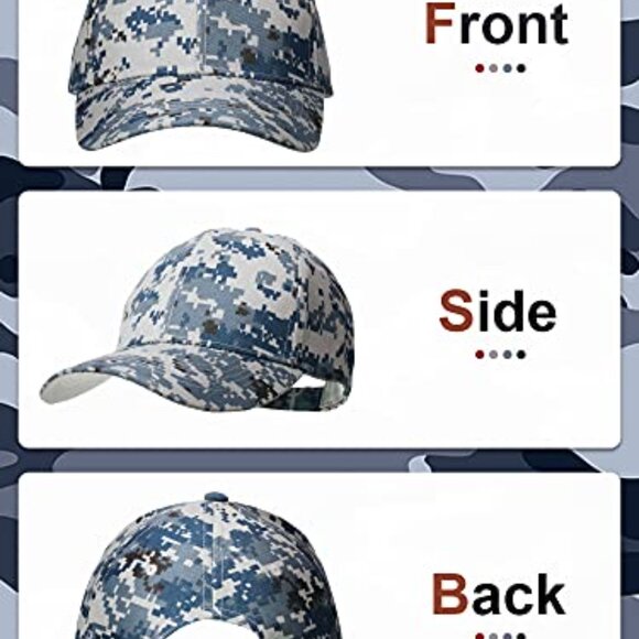 Military Camo Baseball Cap Adjustable Tactical Hat Outdoor Sports Unisex main image 8